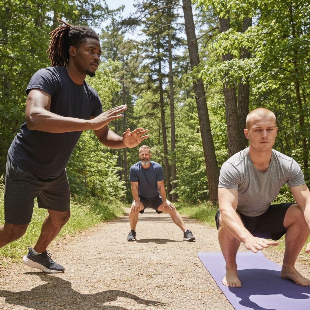 Men's active lifestyle and wellness